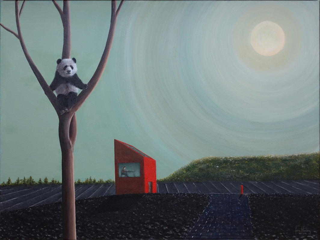 Jesse Hesling - Panda in Tree