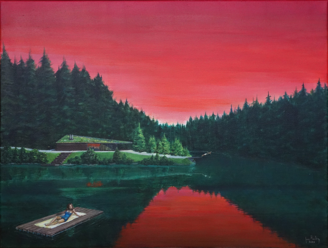 Jesse Hesling - Wolf in Forrest